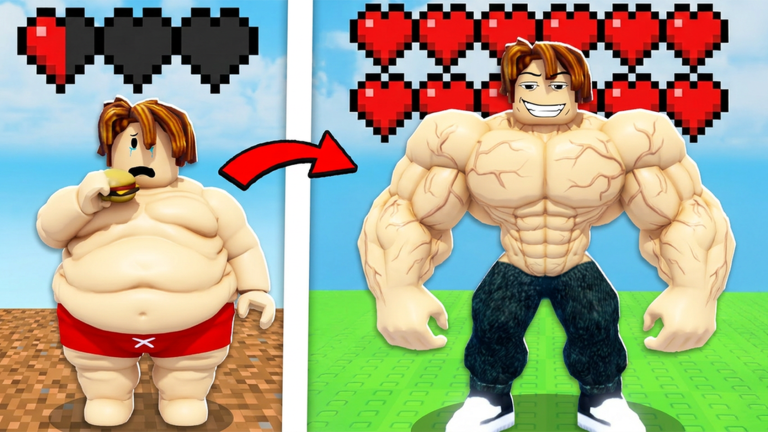 +1 Muscle Evolution official Roblox cover art